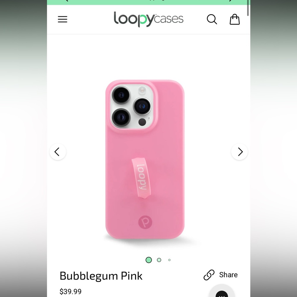 Loopy Case Pink Phone Case